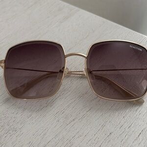 Reaction Kenneth Cole Gold Frame Sunglasses